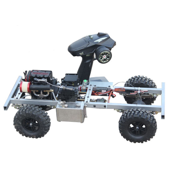 modified toyan fs-l200 1/10 2.4g 4ch nitro offroad crawler vehicle rc car without car shell- rtr version