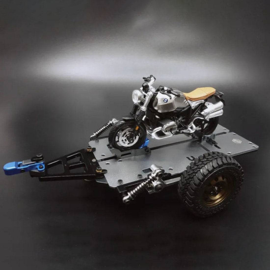 motorcycle metal trailer for capo cub1 1:18 rc car op