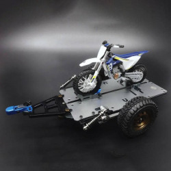 motorcycle metal trailer for capo cub1 1:18 rc car op