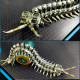 movable centipede 3d diy metal assembly model building kits