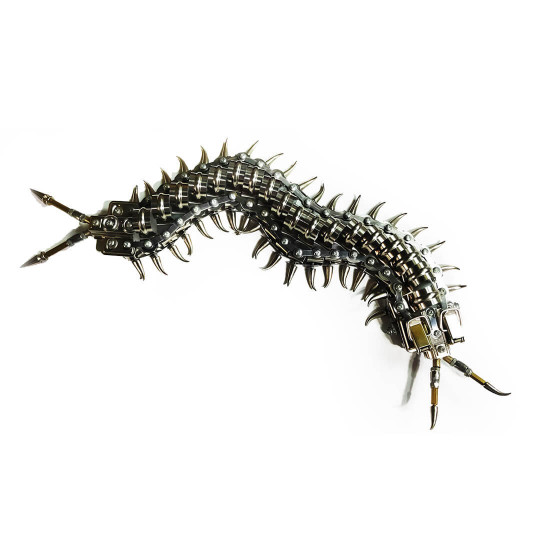 movable centipede 3d diy metal assembly model building kits