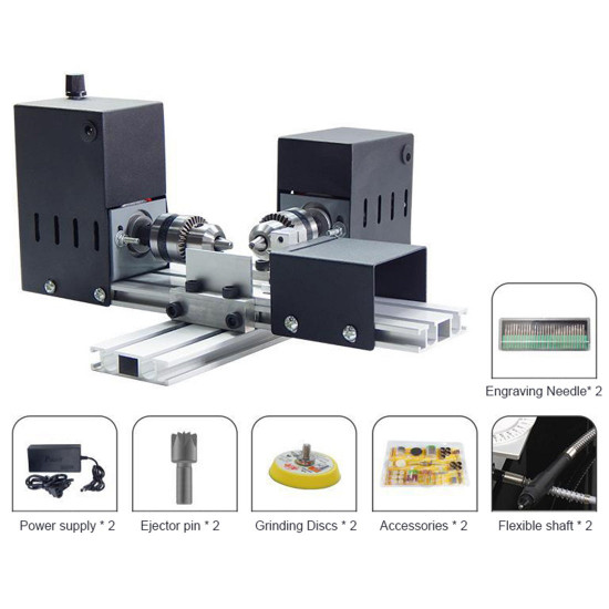 multifunctional electric mini desktop lathe for model engine machining tools