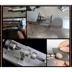 multifunctional mini metal lathe with single motor for model engine 4000-9000rpm