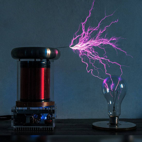 musical tesla coil 20cm lightning storm electronic toy science physical toy