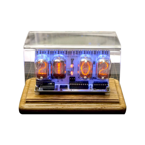 nostalgic nixie vacuum tube clock in-12 retro electronic clock