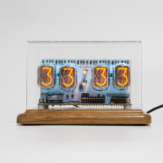 nostalgic nixie vacuum tube clock in-12 retro electronic clock