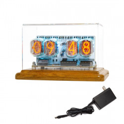 nostalgic nixie vacuum tube clock in-12 retro electronic clock