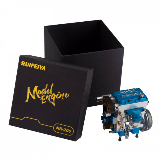 nr200 8.6cc 2 cylinder in-line four-stroke nitro engine motor water-cooled electric start engine for 1/8 rc car 22000rpm