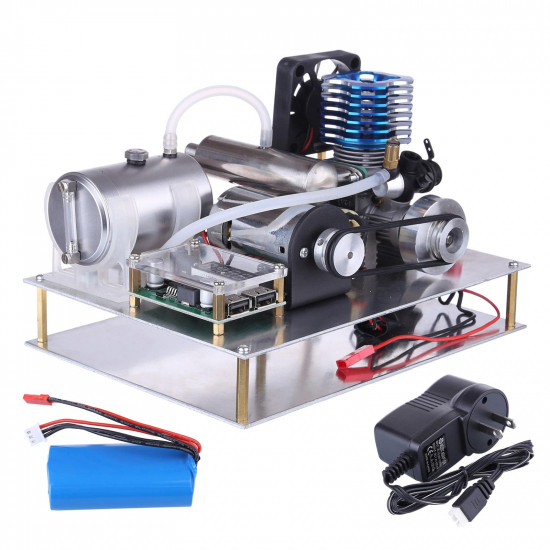 one-key electric start vx 18 single cylinder 2 stroke air-cooled methanol engine generator 12v upgrade set