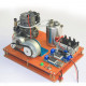 one-key-start modified 15-level methanol generator set dc 12v output