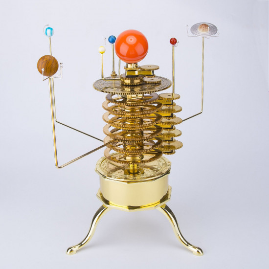 orrery solar system eight planet model kit - build your own solar system - 200pcs metal solar system eight planet model kit