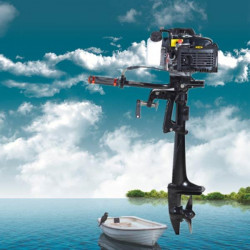 outboard motors, 4 stroke 4hp 55cc air-cooled boat engine outboard boat motor