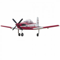 pc-9 se 1200mm wingspan rc air force aircraft airplane trainer plane model pnp outdoor - red