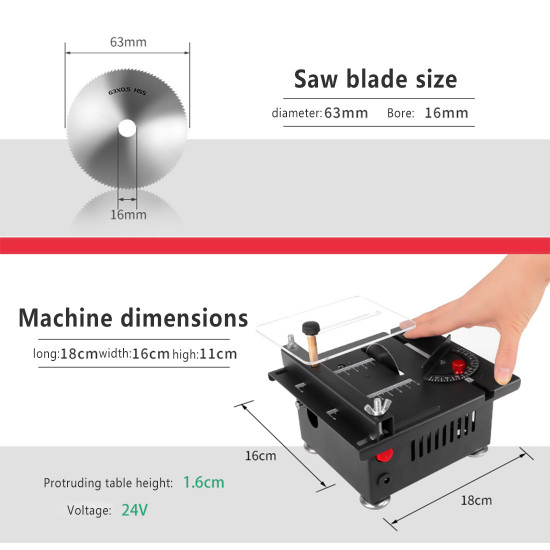 precision multifunctional mini table saw woodworking lathe polishing bench for engine model diy crafts