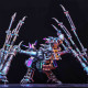 punk style dragon model with skeleton wings 3d diy metal model kits 1390+pcs