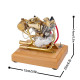 retrol r29 4.2cc miniature v-twin Double-cylinder engine motor ohv for micro chopper bike motorcycle