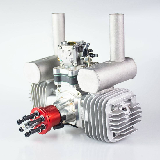 rcgf 120cc twin gasoline air cooled double-cylinder engine for rc fixed wing airplane