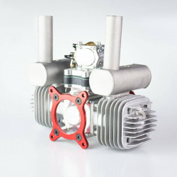 rcgf 120cc twin gasoline air cooled double-cylinder engine for rc fixed wing airplane