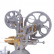 retro stirling engine motor external combustion engine science educational model decoration with metal base