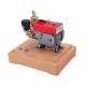 retrol 1/8 2.6cc mini single-cylinder gas powered motor 4-stroke engine model 2.6cc upgrade