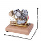 retrol 4.2cc ohv v-twin v2 four-stroke gasoline engine model ready to run