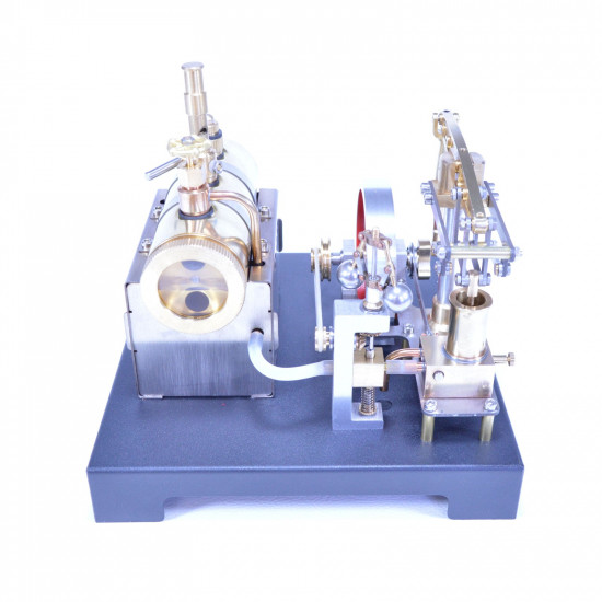 retrol diy steam beam engine model with boiler & centrifugal flyball governor model assembly kit