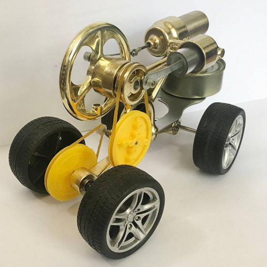 running car motor single cylinder stirling engine model toy