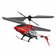 s107h 2.4g rc airplane 3ch dual-prop gyro stabilized metal aircraft with bright night navigation lights - rtf version