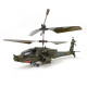 s109h  2.4g rc 3ch apache rc helicopter dual-prop gyro stabilized airplane model with bright night navigation lights -rtf version