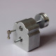 sealed metal gearbox with pulley hanger for diy gasoline powered model car