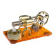 γ-shape hot-air led external combustion stirling engine model