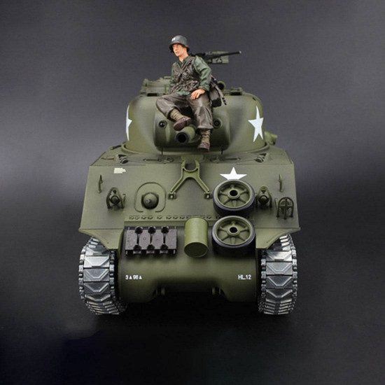 simulated 1/16 american m4a3 sherman tank 2.4g rc model military tank for sale