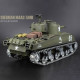 simulated 1/16 american m4a3 sherman tank 2.4g rc model military tank for sale