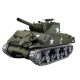 simulated 1/16 american m4a3 sherman tank 2.4g rc model military tank for sale