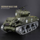 simulated 1/16 american m4a3 sherman tank 2.4g rc model military tank for sale