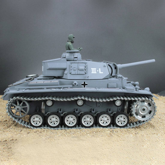 simulated 1:16 german iii l tank 2.4g remote control model military tank