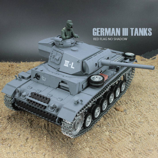 simulated 1:16 german iii l tank 2.4g remote control model military tank