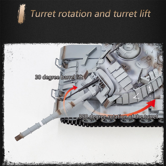 simulative israeli m60w era magach 3 rc tank military toy 1/16 2.4g