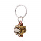 small block miniature v8 engine metal keychain keyring