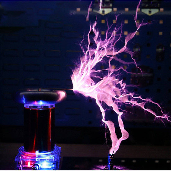 stark 220v tesla coil musical engine with arc extinguishine integrated sstc driver