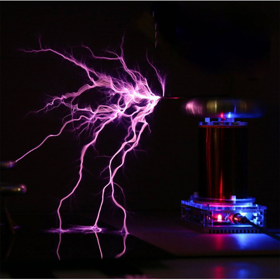 stark 220v tesla coil musical engine with arc extinguishine integrated sstc driver