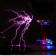 stark 220v tesla coil musical engine with arc extinguishine integrated sstc driver