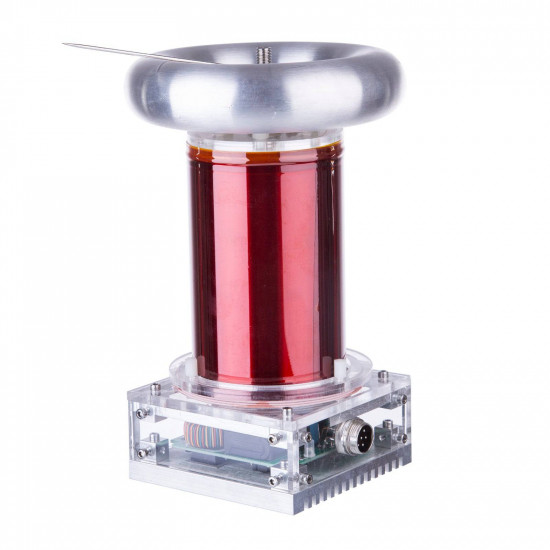 stark 220v tesla coil musical engine with arc extinguishine integrated sstc driver