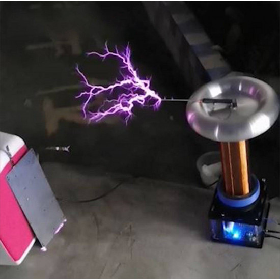 stark 40cm height high voltage inductive arc musical tesla coil experimental physics toy