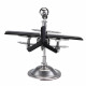 stark-81 solar power toy digital magnetic levitation auto rotation small aircraft model kids plane toy