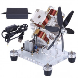stark hall sensor brushless motor electric machine fan blade high speed diy physical model science toy