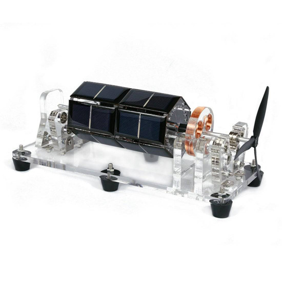 stark u-shaped six sides solar motor science model with blades