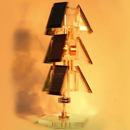 stark vertical tree type solar magnetic levitation motor