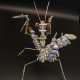 steampunk brass metal mantis model building kits 350+pcs