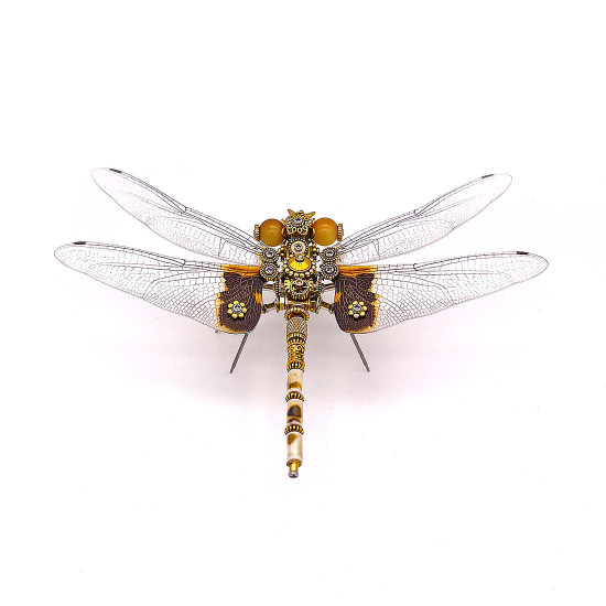 steampunk dragonfly metal model kits for her